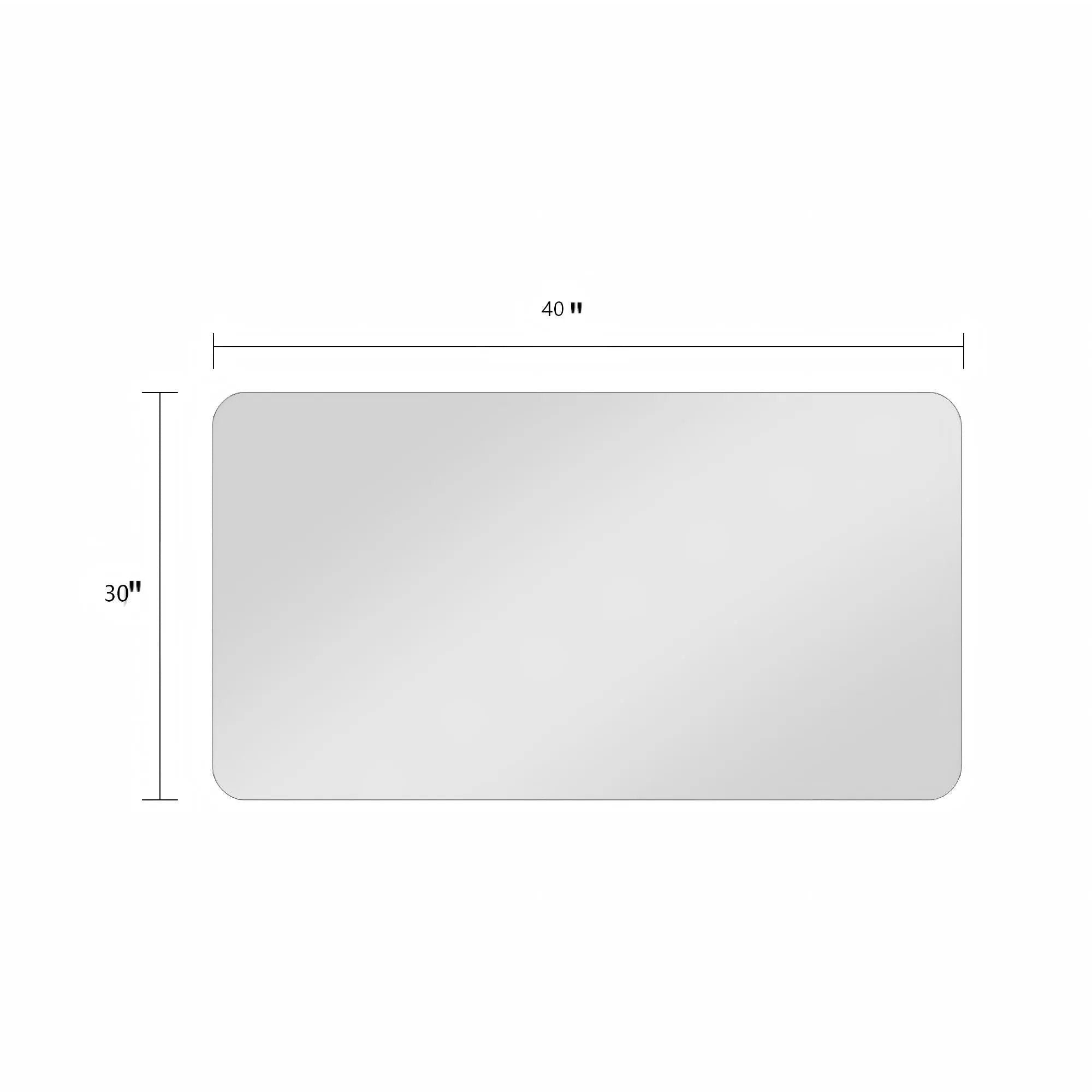 Bathroom Vanity Mirror, Wall-Mounted Mirror For Bathroom Anti-Fog, Waterproof by HouseOfZazla