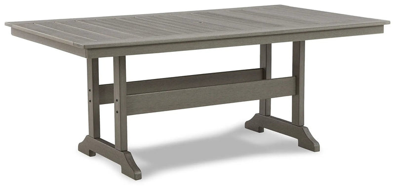 Visola - RECT Dining Table w/Umb OPT - Gray by Unique Piece Furniture