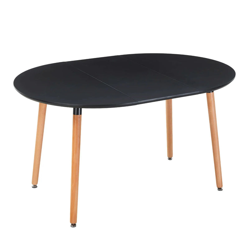 Extensible Dining and Office Table with Wood Legs by HouseOfZazla