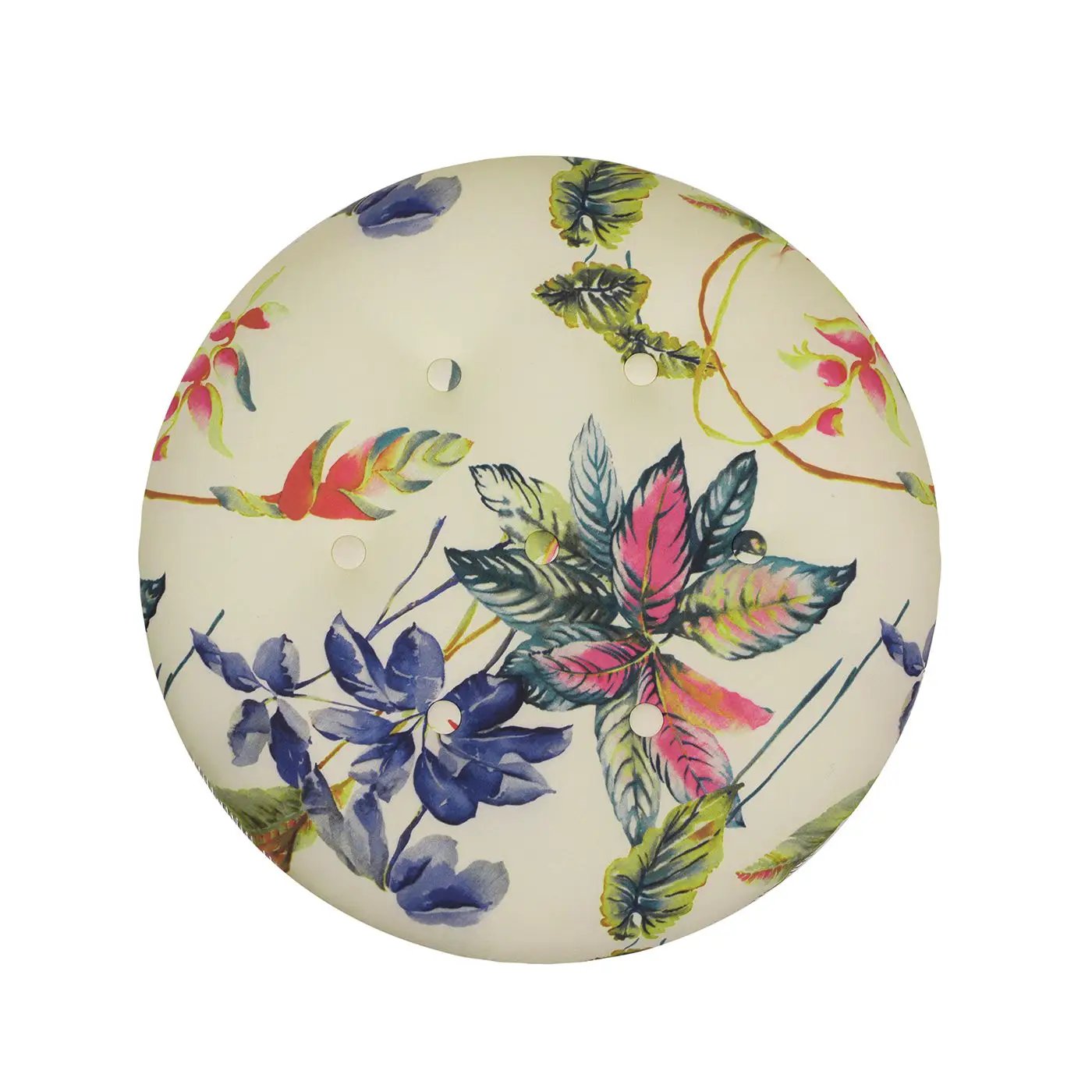 Yolanda - Round Upholstered Accent Ottoman by Unique Piece Furniture
