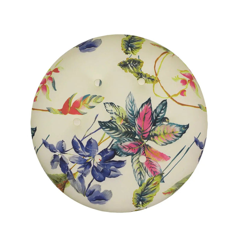 Yolanda - Round Upholstered Accent Ottoman by HouseOfZazla