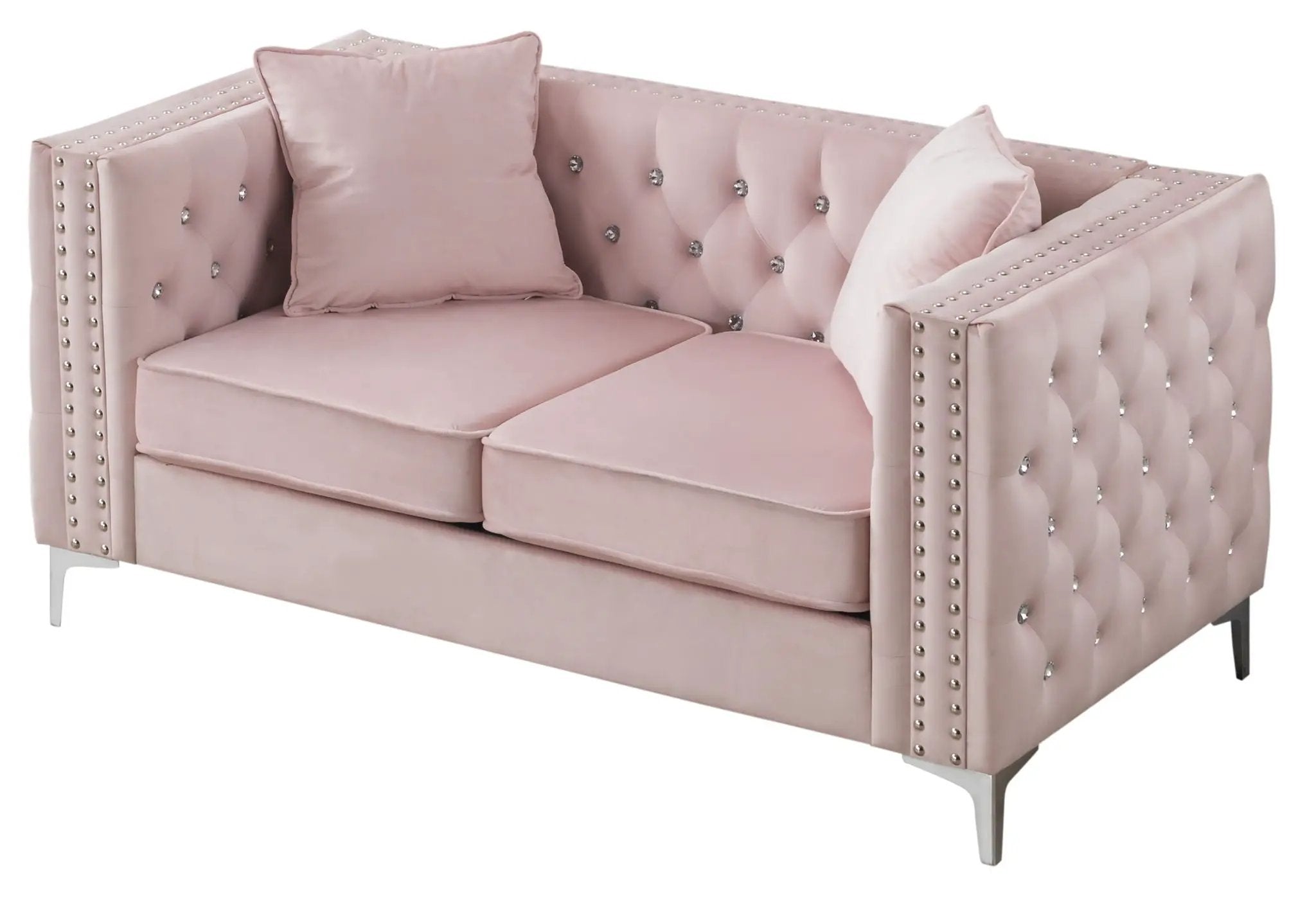 Elegant Track Arm Loveseat by Unique Piece Furniture