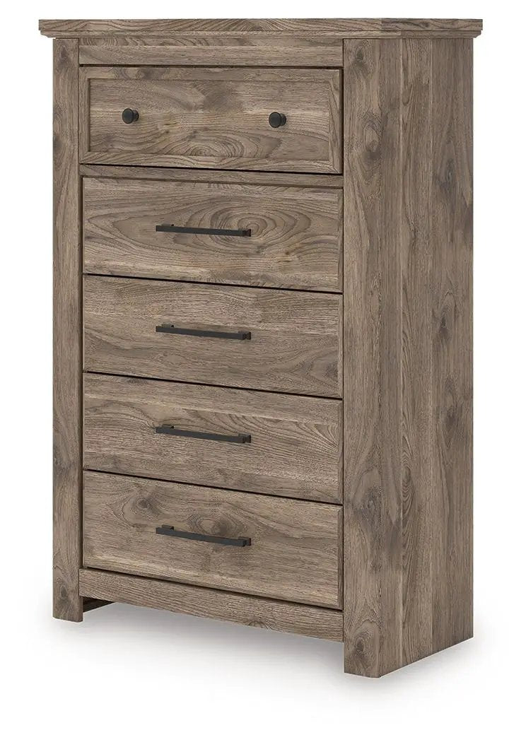 Rusticott - Five Drawer Chest - Brown by Unique Piece Furniture
