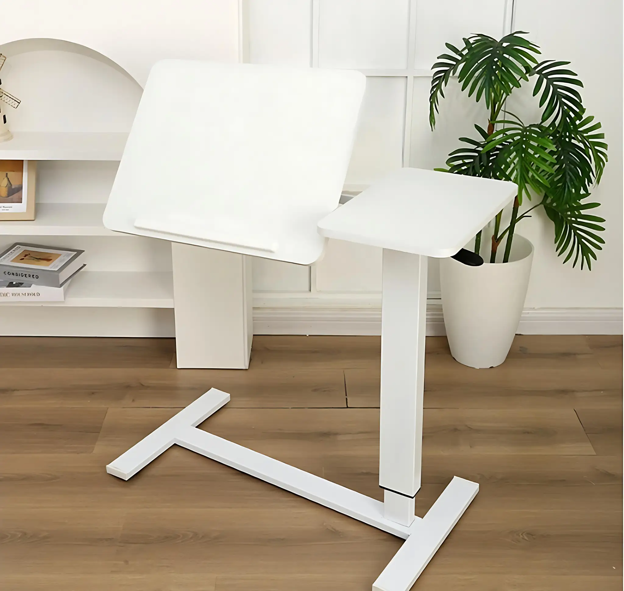 Overbed Bedside Desk, Mobile Rolling Laptop Stand by HouseOfZazla