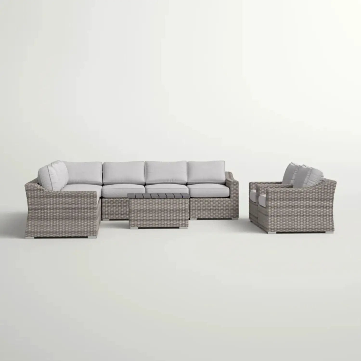 Stylish Sofa Seating Group With Cushions Perfect For Outdoor Gatherings by Unique Piece Furniture