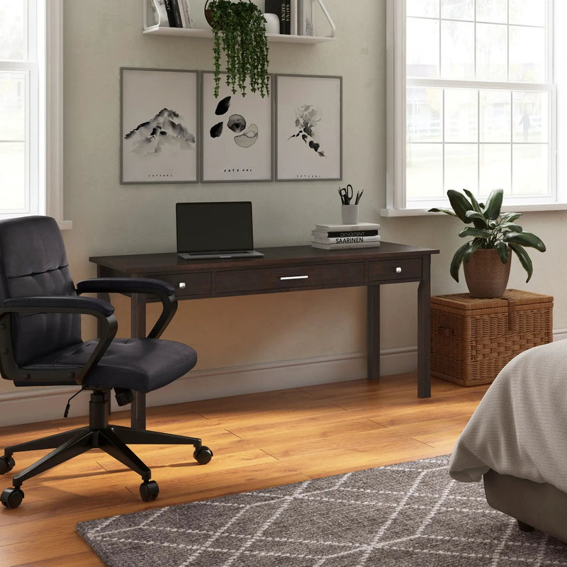 Avalon - Large Desk - Tobacco Brown by HouseOfZazla