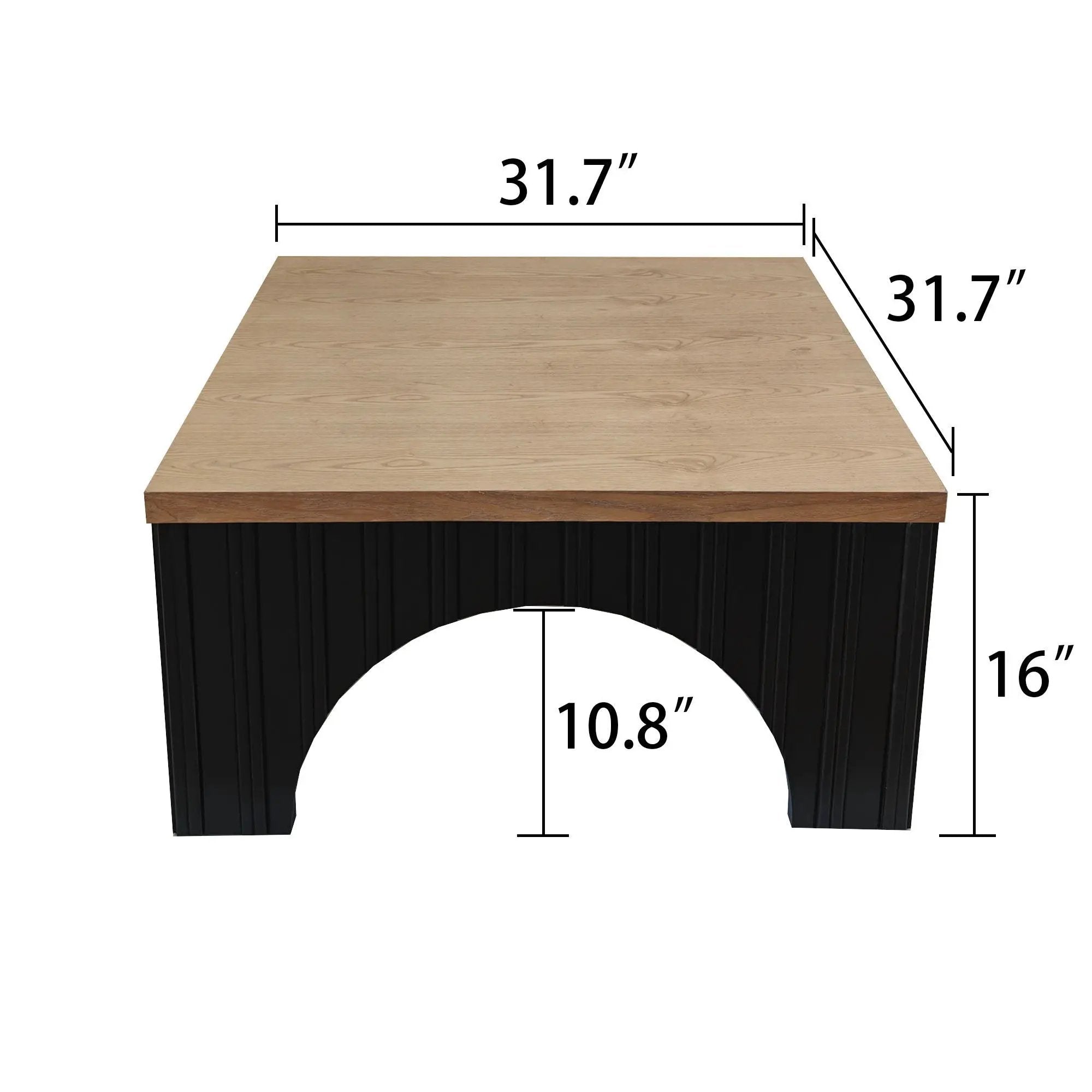 Arch Fluted Table by HouseOfZazla