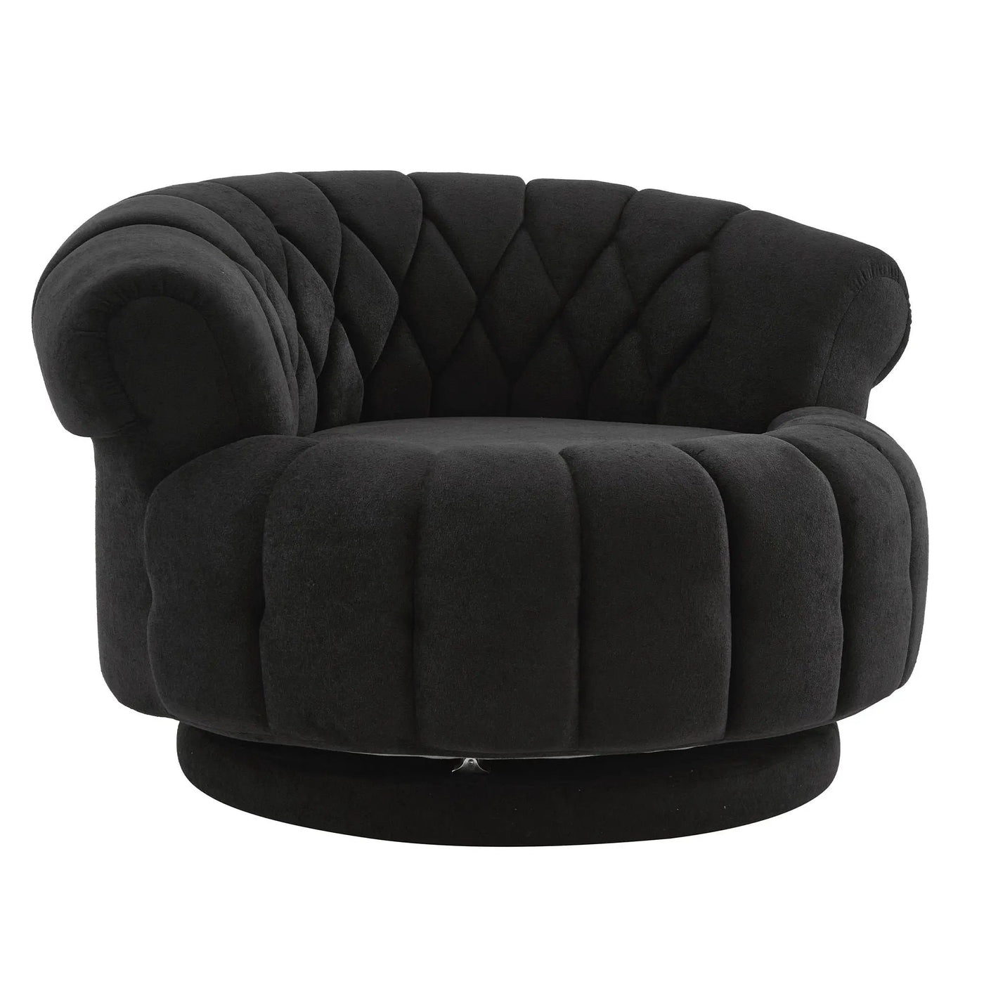 Round Swivel Accent Chair With Rotation by Unique Piece Furniture