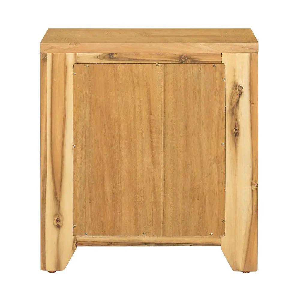 Nightstand - Natural Wood / Brown by HouseOfZazla