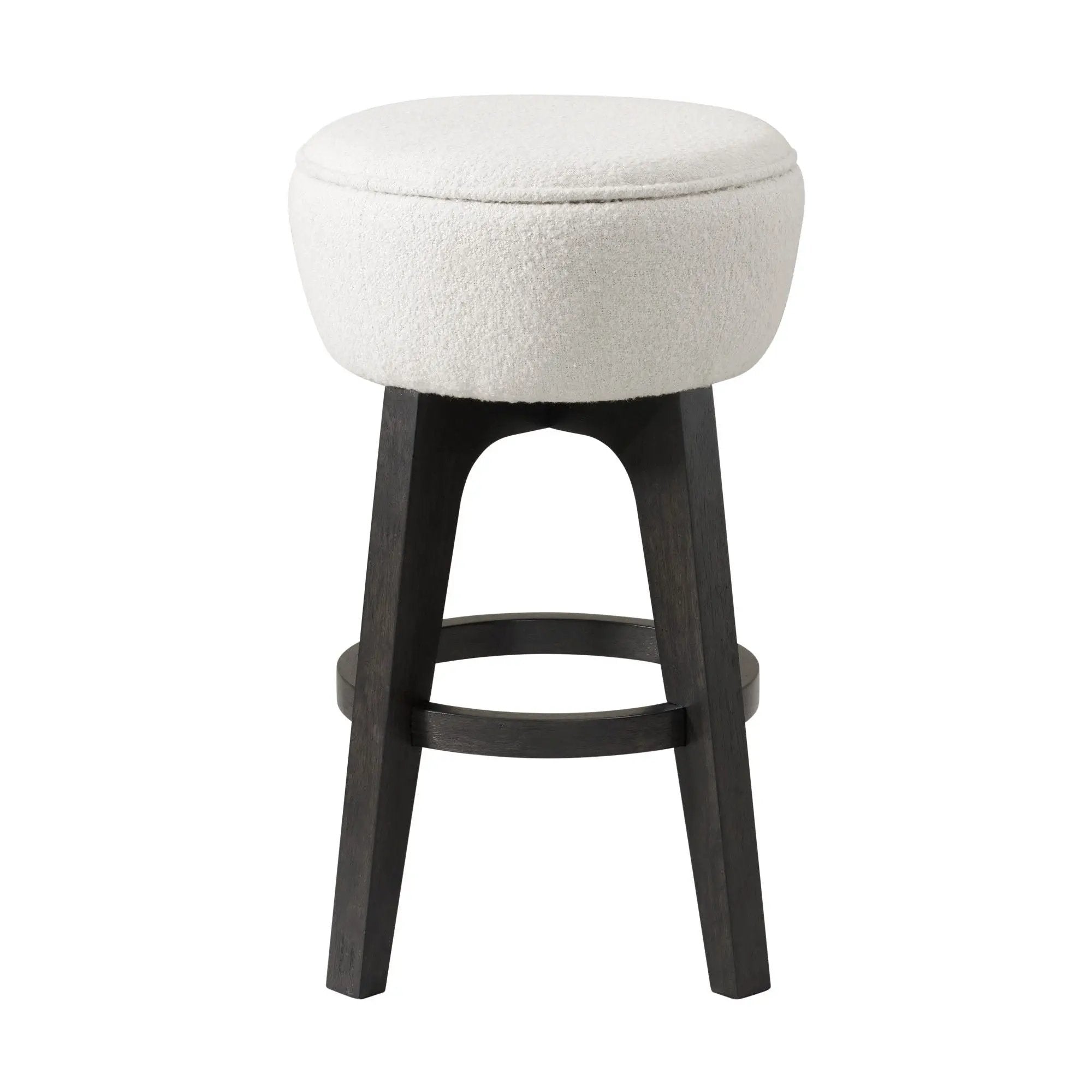 Backless Bar Stools With Soft Cushion (Set of 2) - Brown by HouseOfZazla
