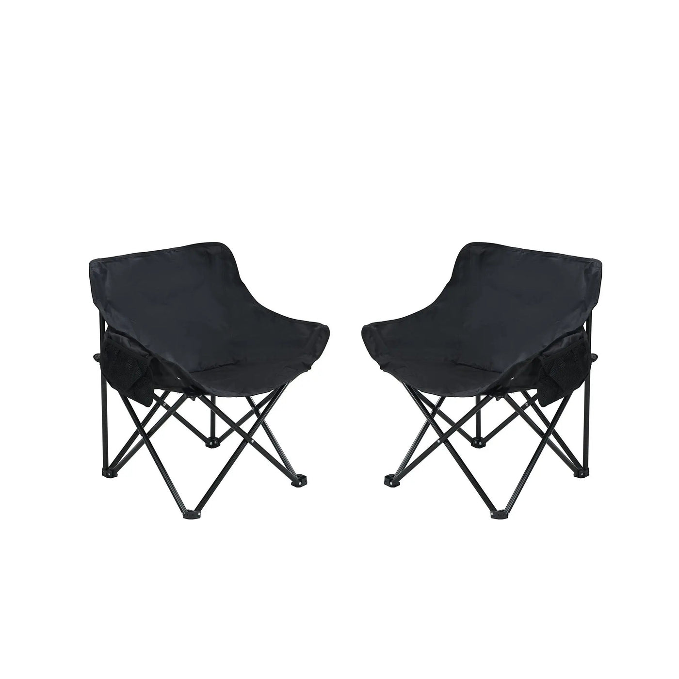 Portable Folding Camping Chairs With Carry Bag (Set of 2) by HouseOfZazla