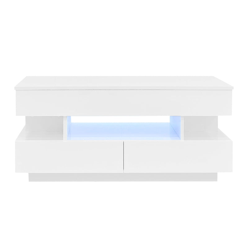 Multi Functional Lift Top Coffee Table With 2 Drawers by HouseOfZazla