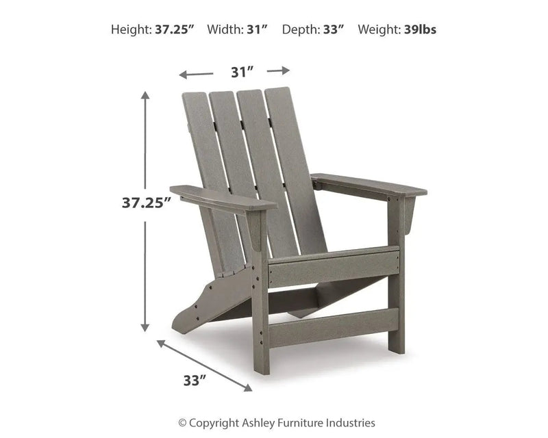 Visola - Adirondack Chair - Gray by Unique Piece Furniture