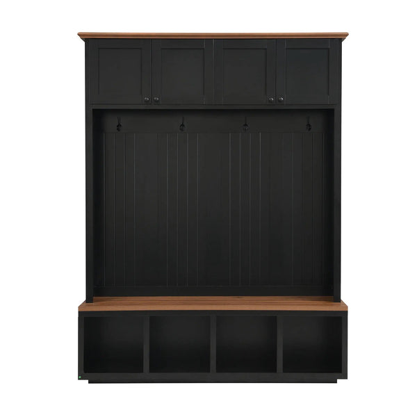 Entryway Hall Tree With Bench And Storage