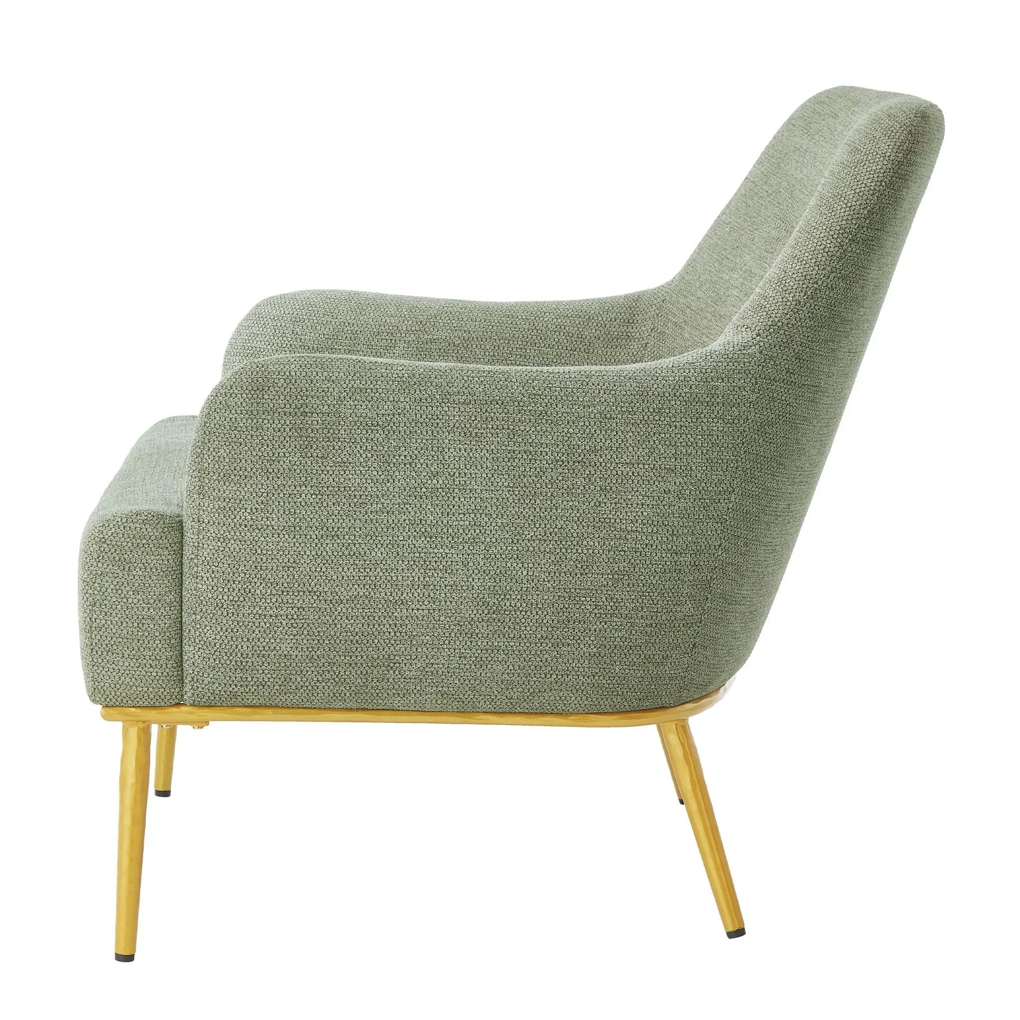 Modern Elegance Accent Chair With Curved Backrest by HouseOfZazla