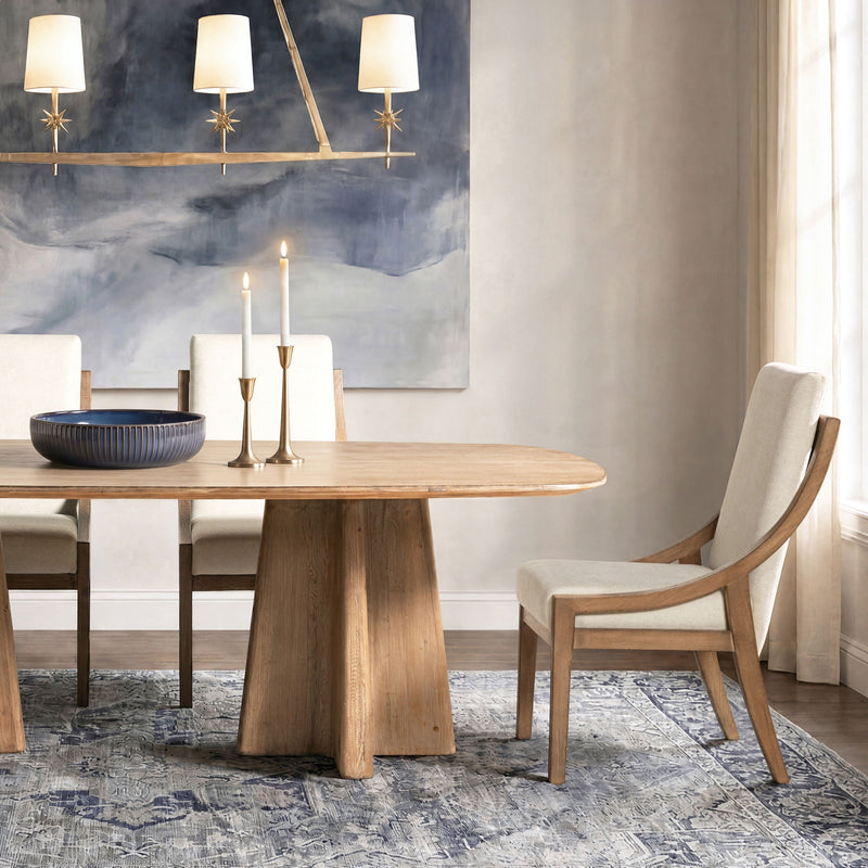 Lennox - High Back Upholstered Dining Chair (Set of 2) - Light Beige by HouseOfZazla