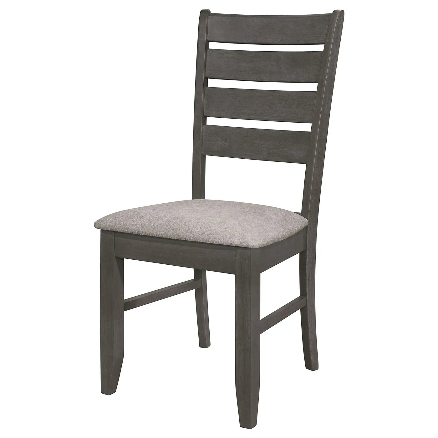 Padded Seat Side Chairs With Tapered Slats (Set of 2) by HouseOfZazla