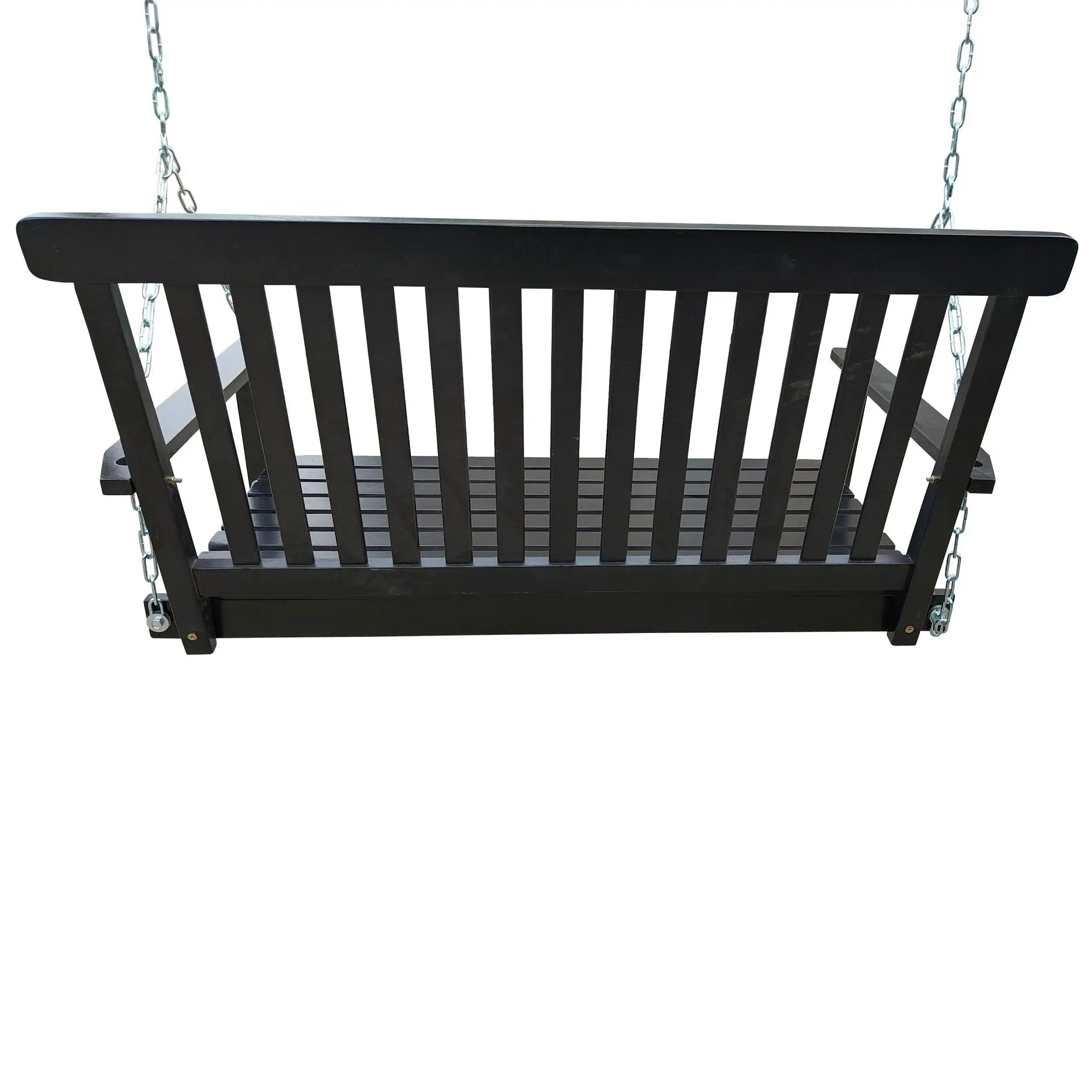 Front Porch Swing With Armrests For Outdoor Patio, Garden Yard, Backyard Or Sunroom by Unique Piece Furniture