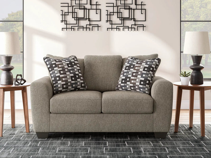 Triston-Peaks - Loveseat - Suede by Unique Piece Furniture