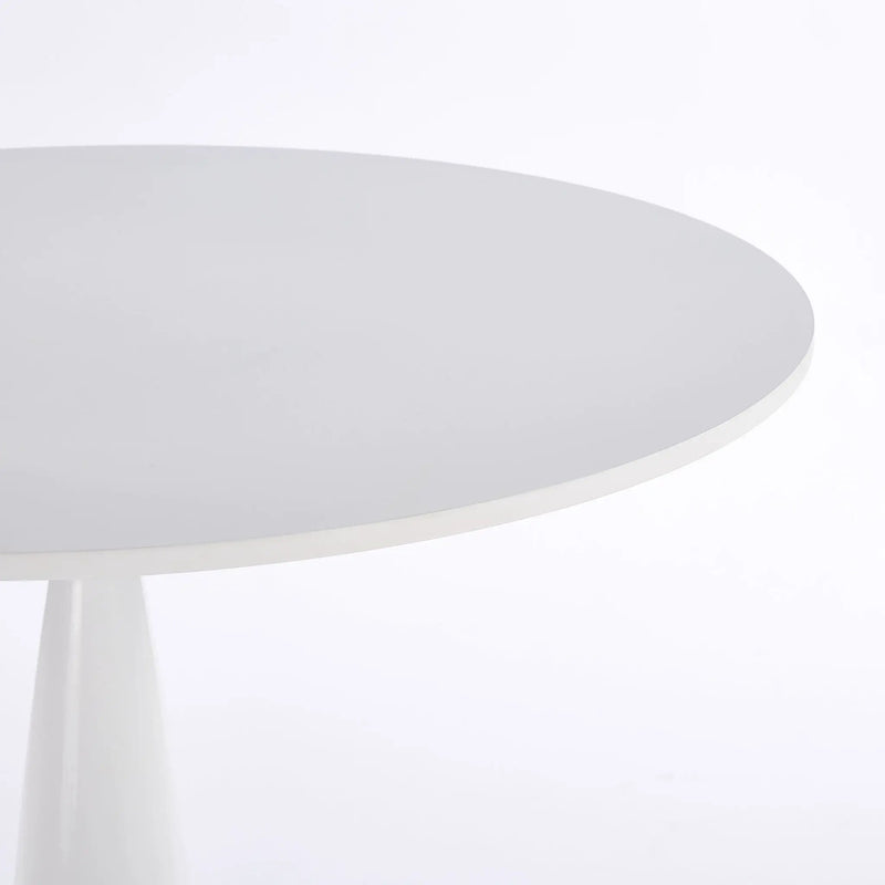 Pedestal Table, Round For Kitchen - White by Unique Piece Furniture