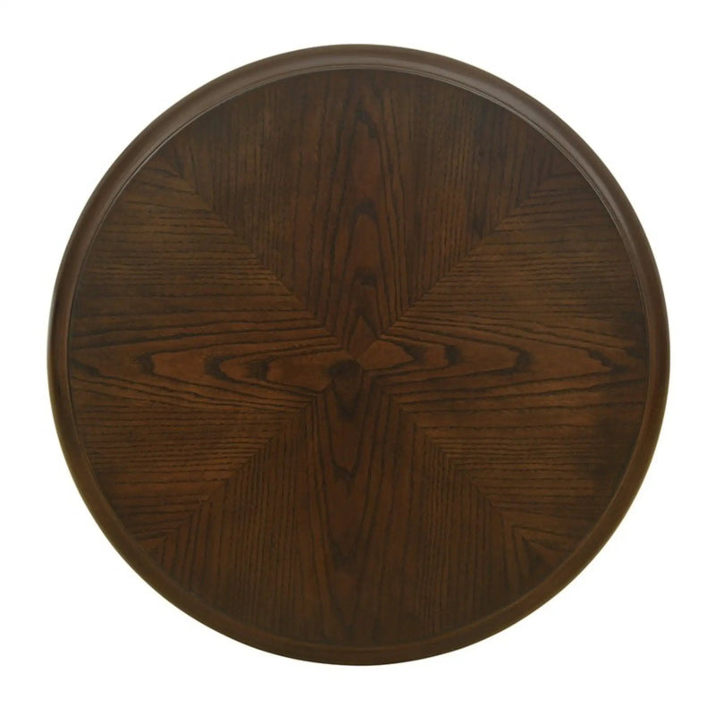 Philippe - Round End Table With Shelf - Brown by Unique Piece Furniture