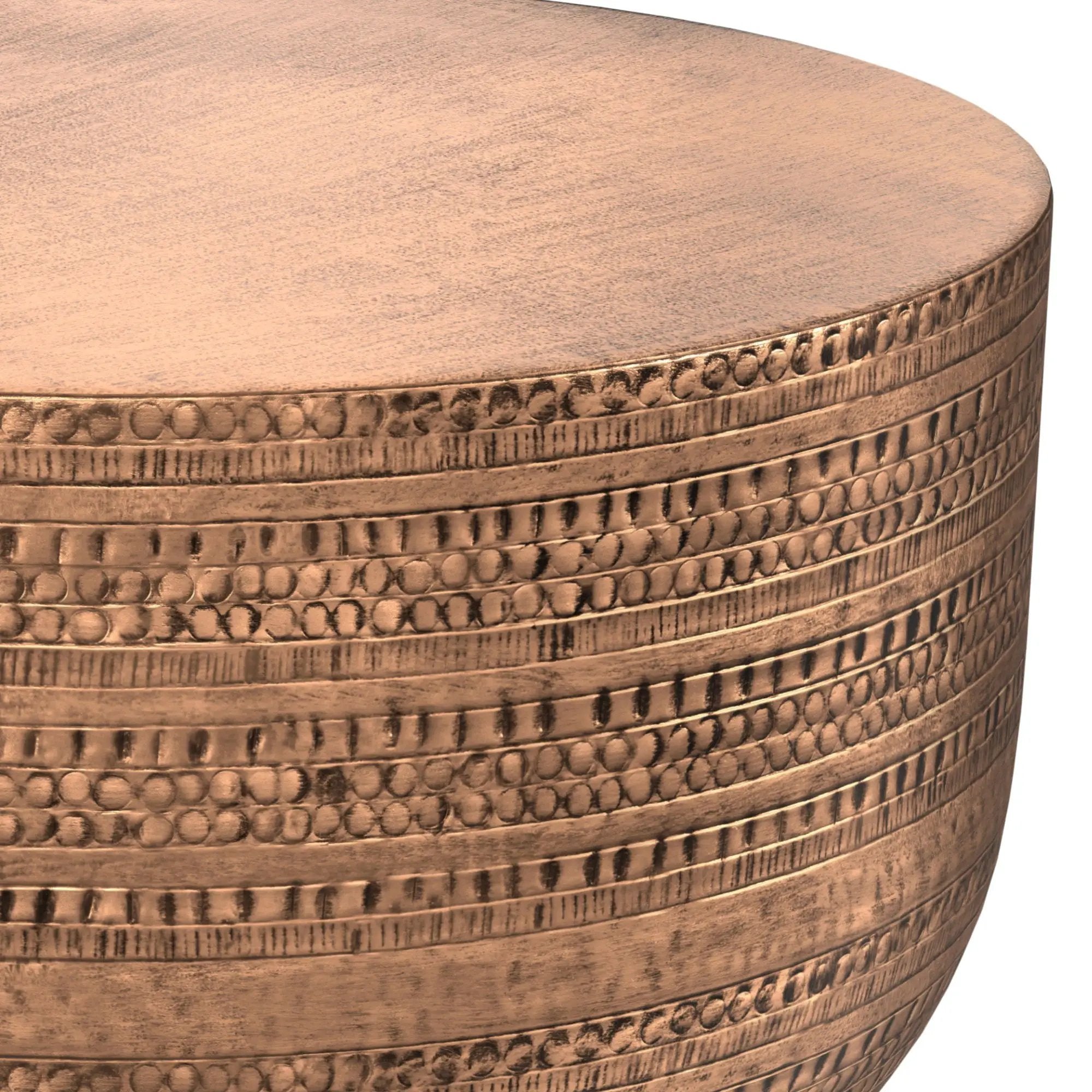 Johnsen - Handcrafted Metal Coffee Table by Unique Piece Furniture