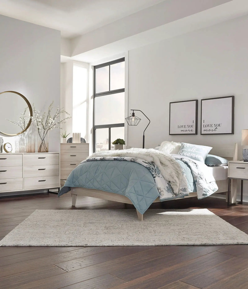 Socalle - Panel Platform Bed by Unique Piece Furniture