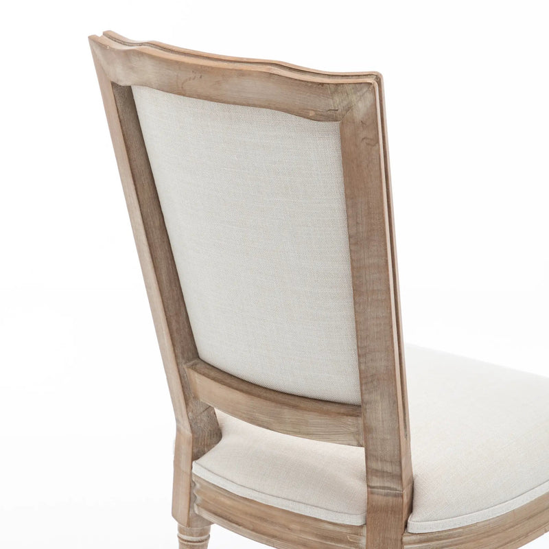 Farmhouse Solid Wood Frame Dining Chairs with Cushioned by HouseOfZazla