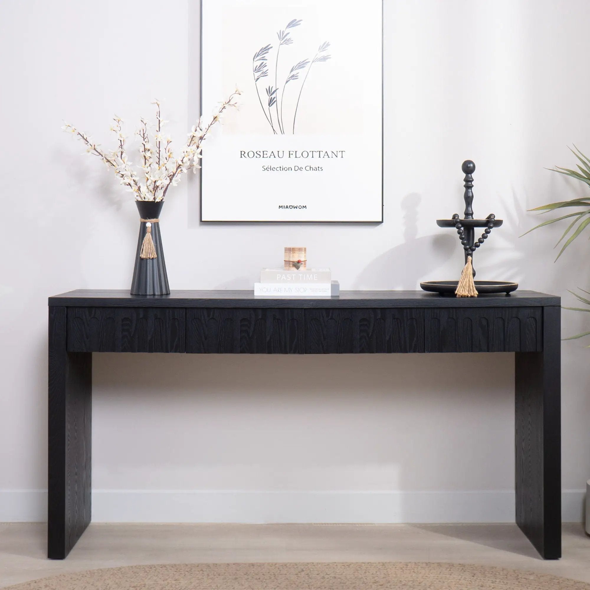 Modern Console Table With 4 Drawers, Entryway Table by Unique Piece Furniture