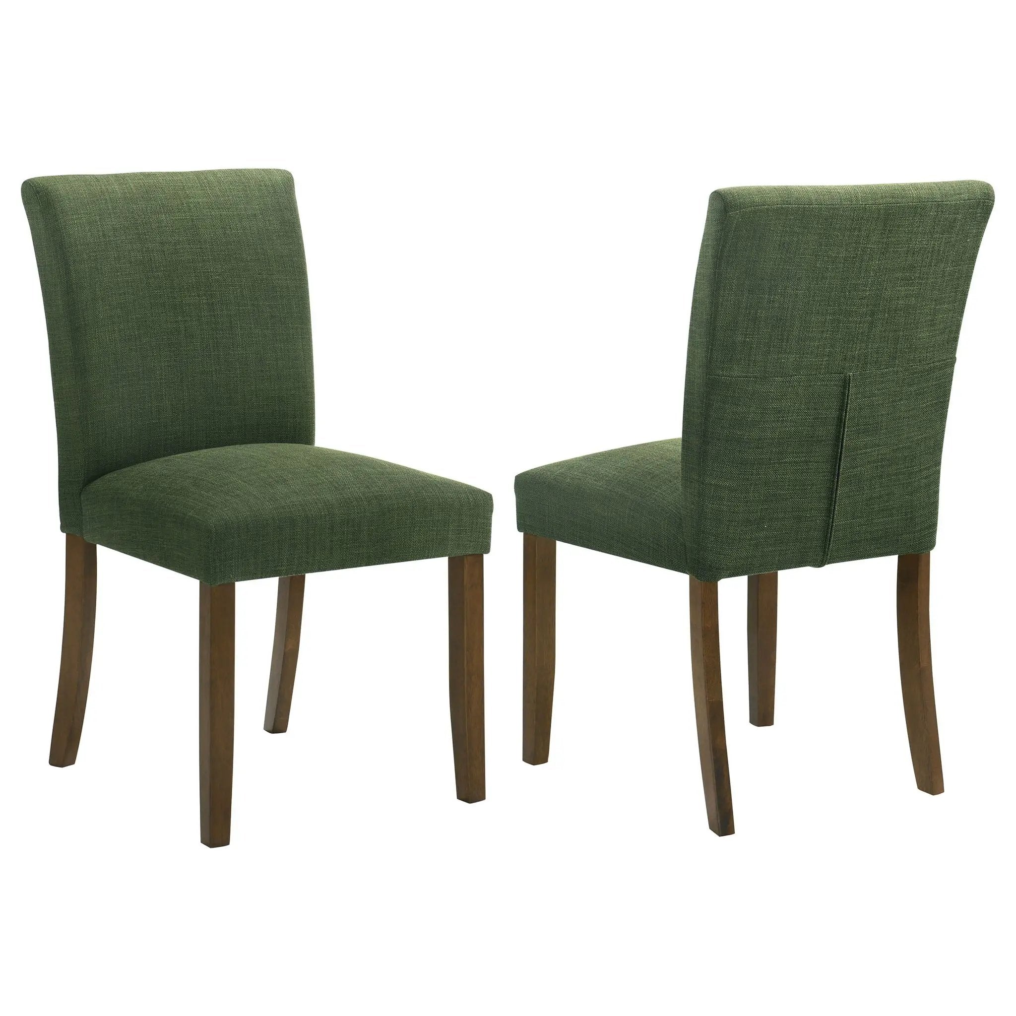 Paxton Upholstered Dining Side Chair Green (Set of 2) by Unique Piece Furniture