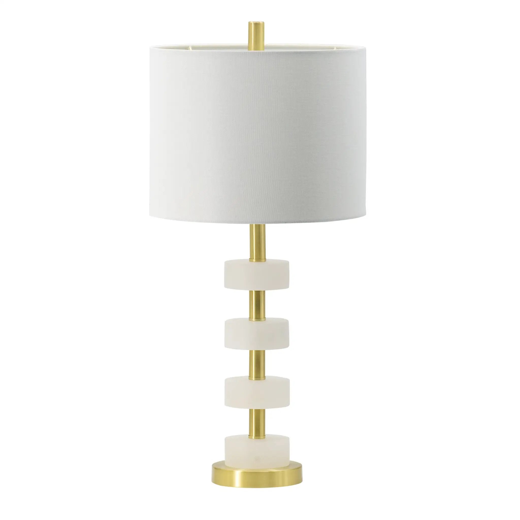 13x13x26 Marble Table Lamp by HouseOfZazla