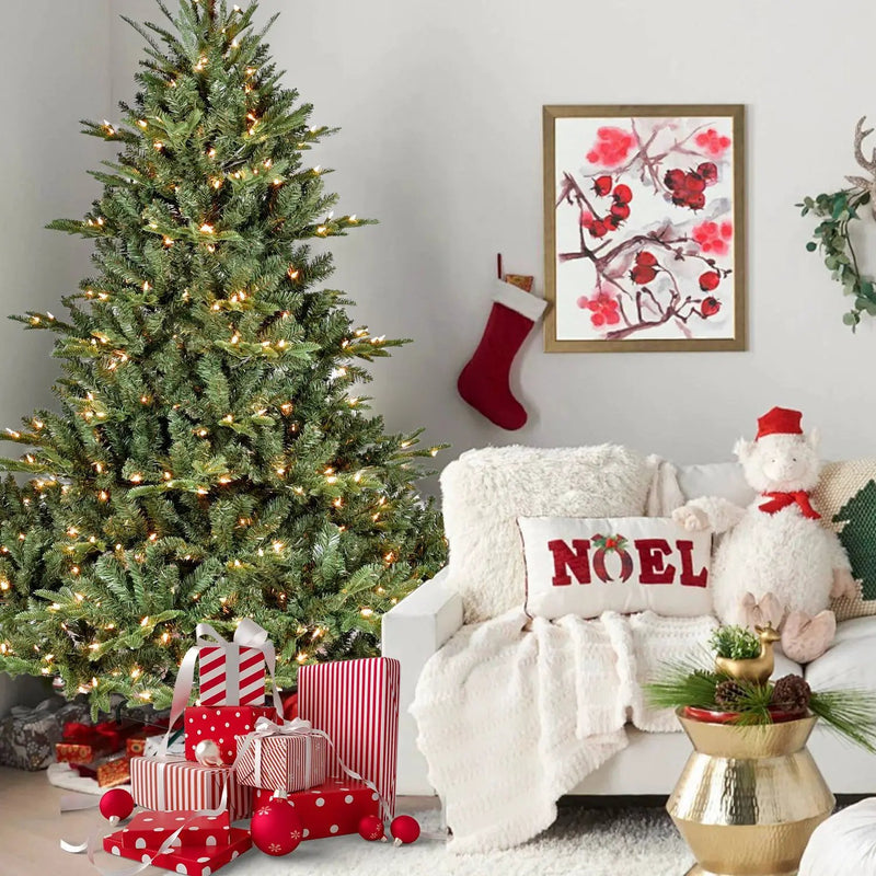 7FT Full-Shape Christmas Tree with 750 UL Lights by HouseOfZazla
