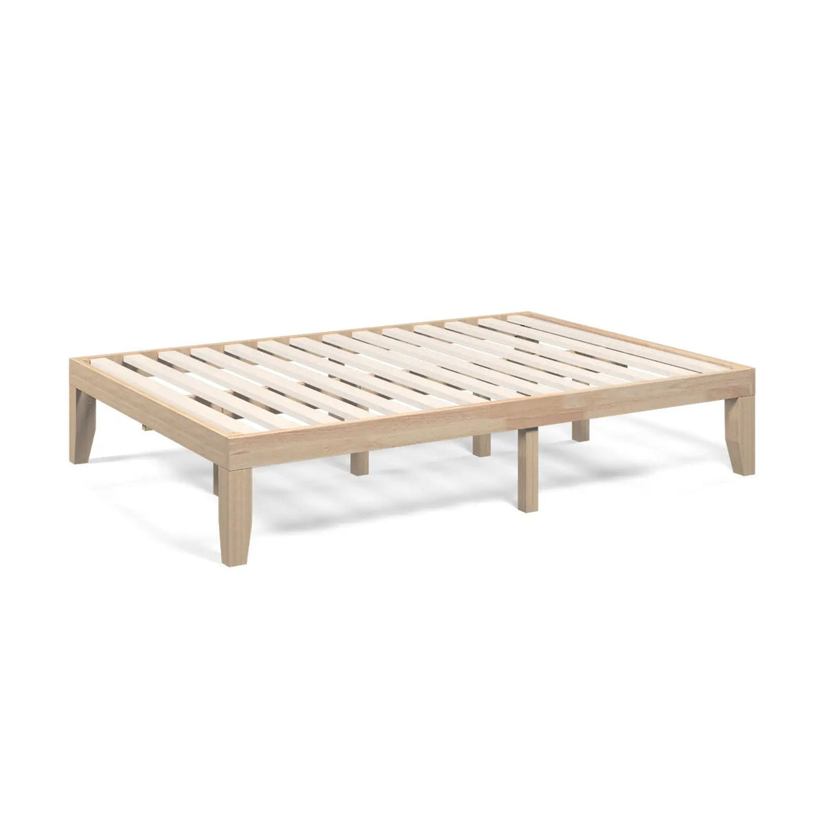 14 Inch Full Size Wood Platform Bed Frame with Wood Slat Support, photo 10 of 10