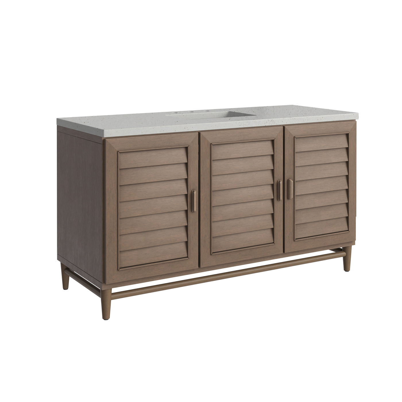 James Martin Portland 60" Single Bathroom Vanity, Whitewashed Walnut, view 31