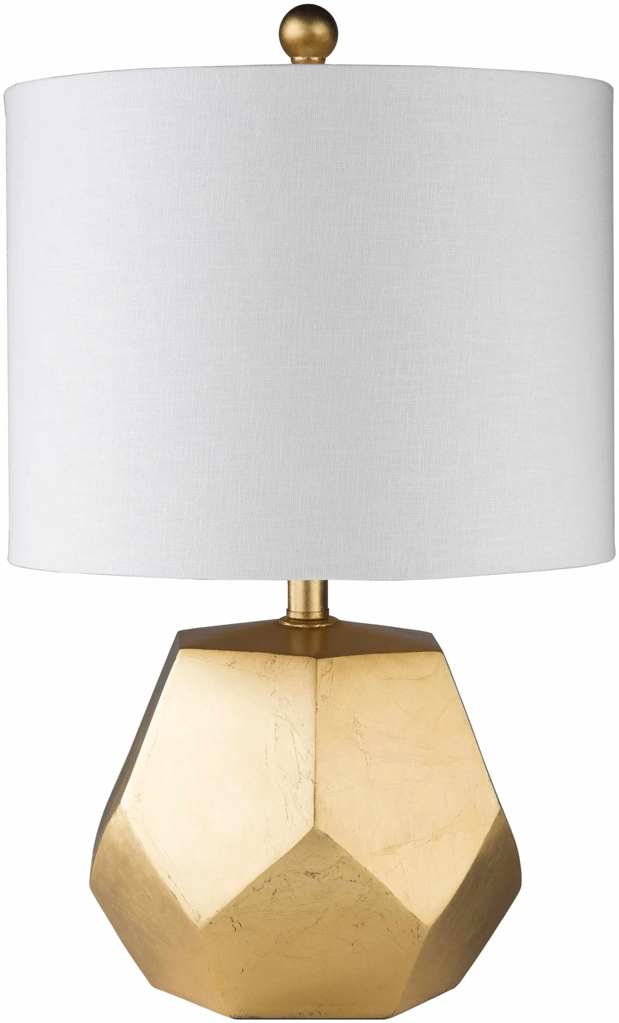 Coleford Gold Geometric Table Lamp - Clearance by Boutique Rugs