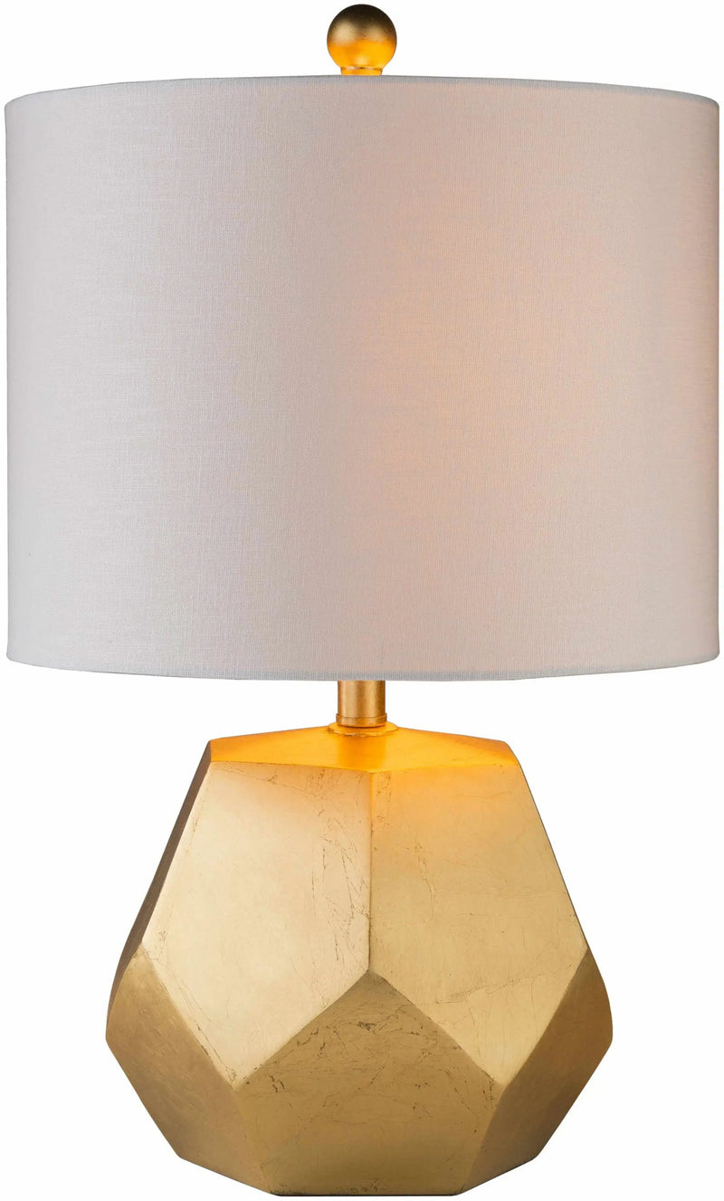 Coleford Gold Geometric Table Lamp - Clearance by Boutique Rugs