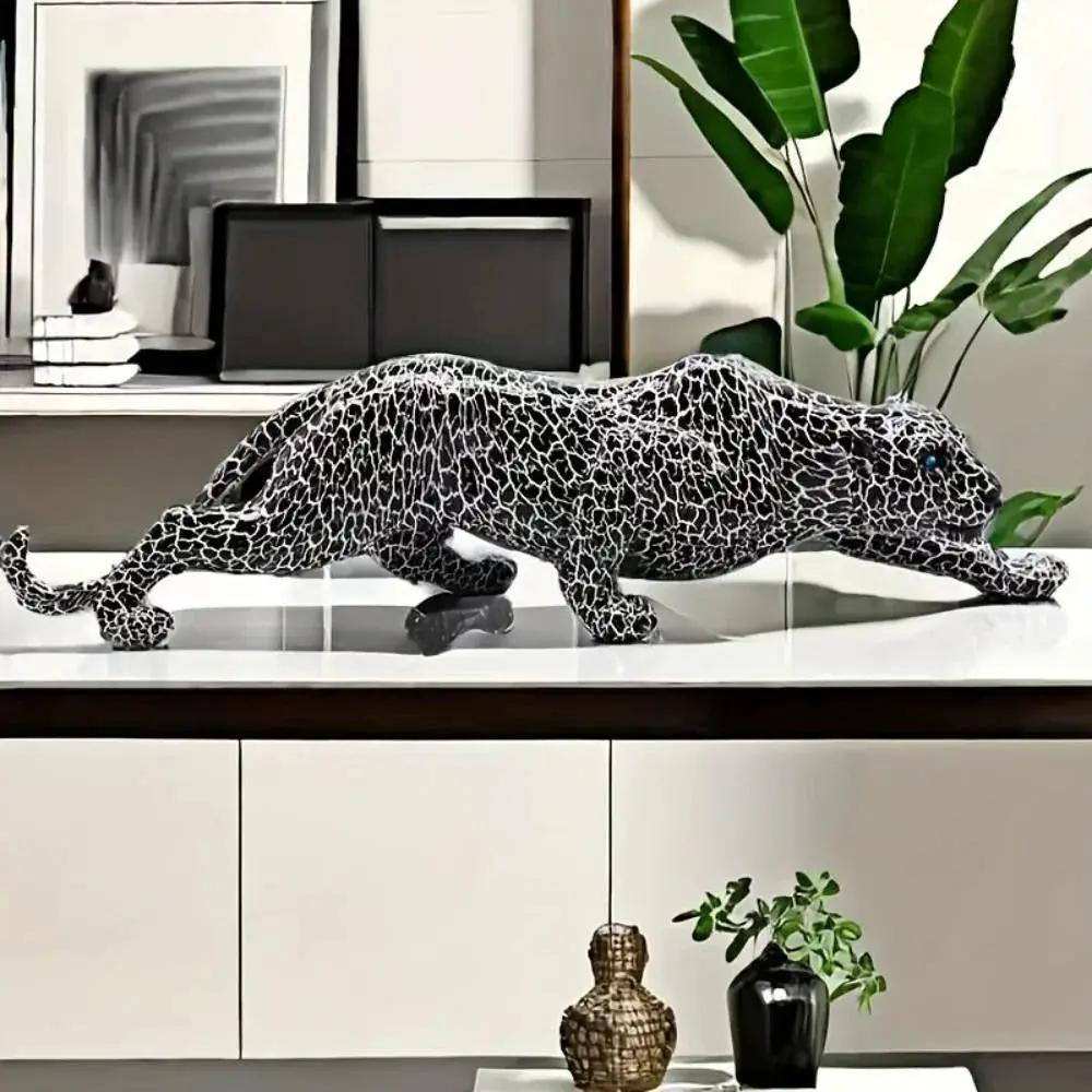 Figurine - Decorative Black White Animal by House Of Avana