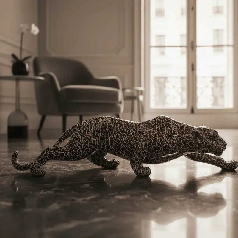 Figurine - Decorative Black White Animal by House Of Avana