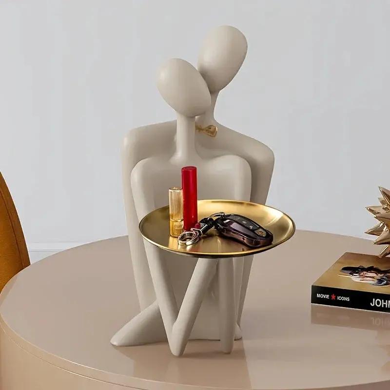 Figurine - Modern Abstract White by House Of Avana