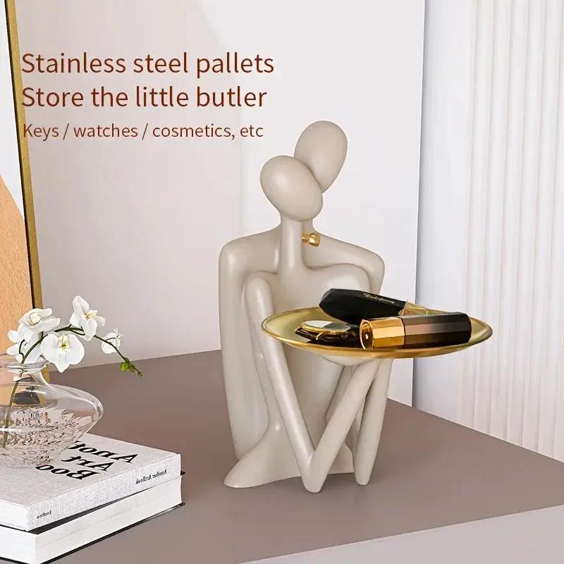 Figurine - Modern Abstract White by House Of Avana