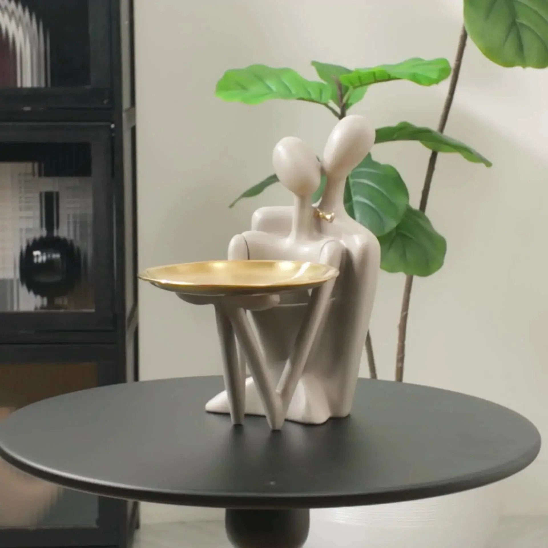 Figurine - Modern Abstract White by House Of Avana
