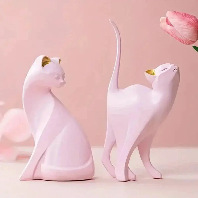 Modern Cat Figurine for Your Home Decor by House Of Avana