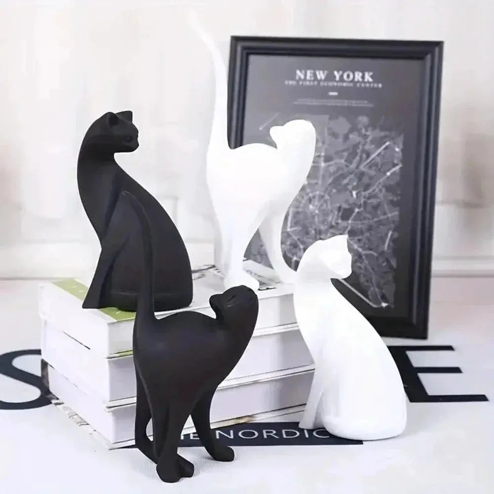 Modern Cat Figurine for Your Home Decor by House Of Avana
