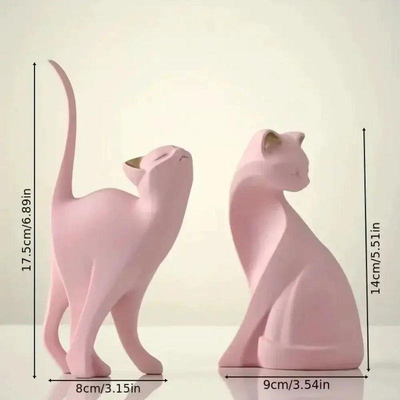 Modern Cat Figurine for Your Home Decor by House Of Avana