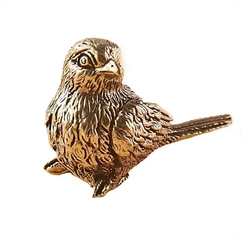 Figurine - Vintage Brass Bird by House Of Avana