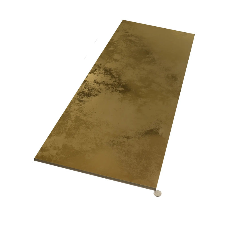 Honey Gold 16x48 Matte Ceramic Large Format Tile (2 pack, 10.34 sq ft/case) by Apollo Tile