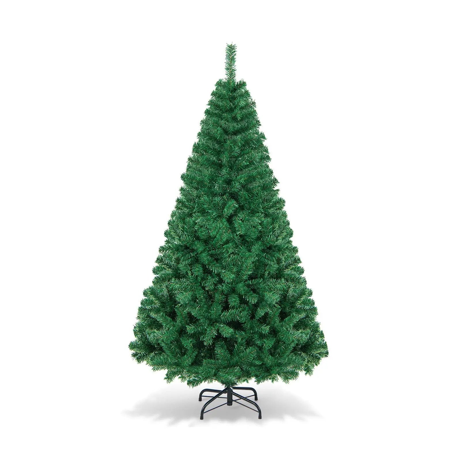 Artificial PVC Christmas Tree with Solid Metal Stand by DirectDeals