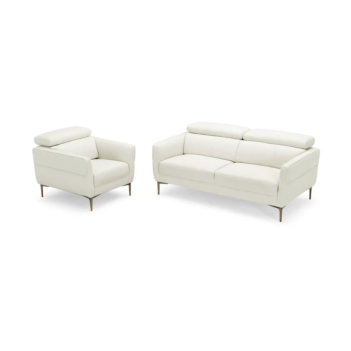 Modern Upholstered Single Sofa with Adjustable Headrest, photo 8 of 16