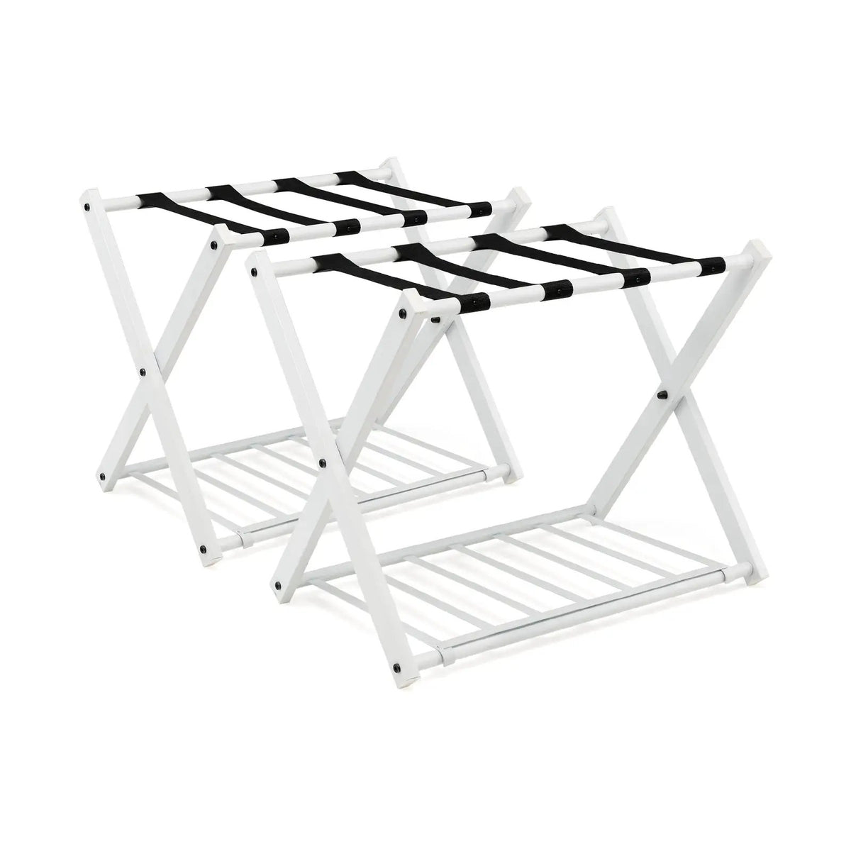 Set of 2 Folding Metal Luggage Rack Suitcase, photo 9 of 9