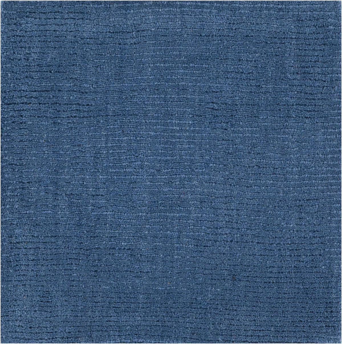 Brockton Solid Blue Wool Rug, photo 12 of 14